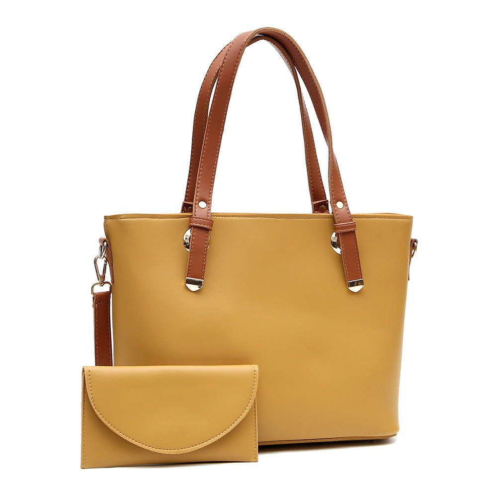 Premium 2-in-1 Handbag Bundle - Tote & Mini Wallet