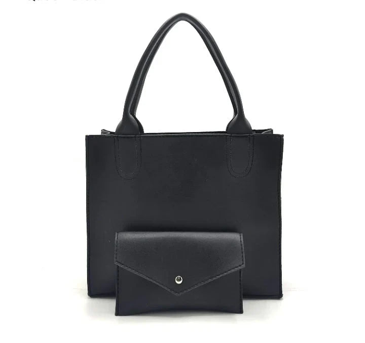 Women's Top Handle Bag & Wallet Set