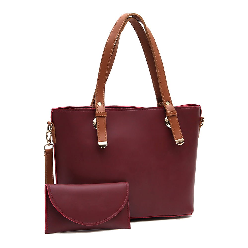 Premium 2-in-1 Handbag Bundle - Tote & Mini Wallet