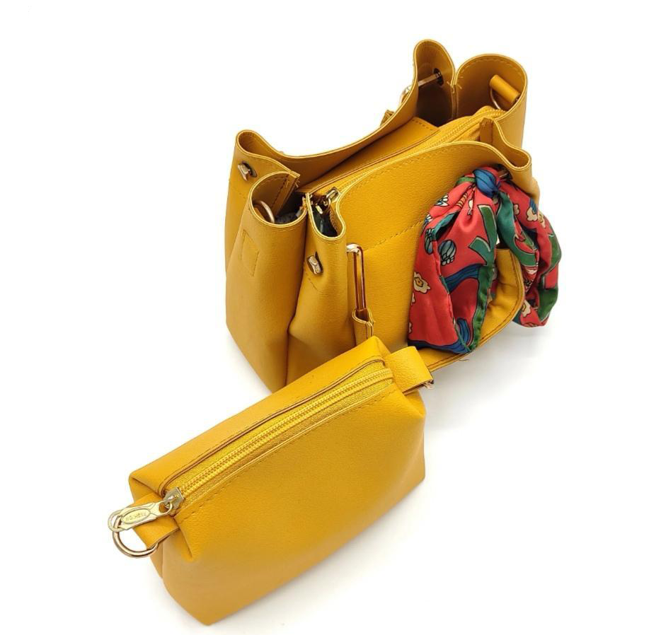 2 in 1 Piece Small Glamorous Handbags For women-Yellow - Modwhims