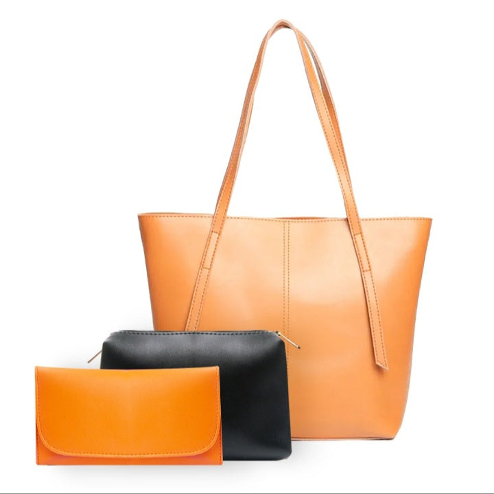 3 in 1 Glade Tote Bag For Women-Yellow - Modwhims